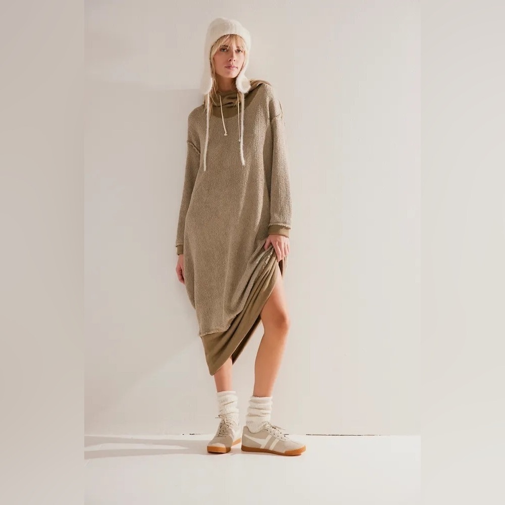 Free People Aja Pullover Midi Dress